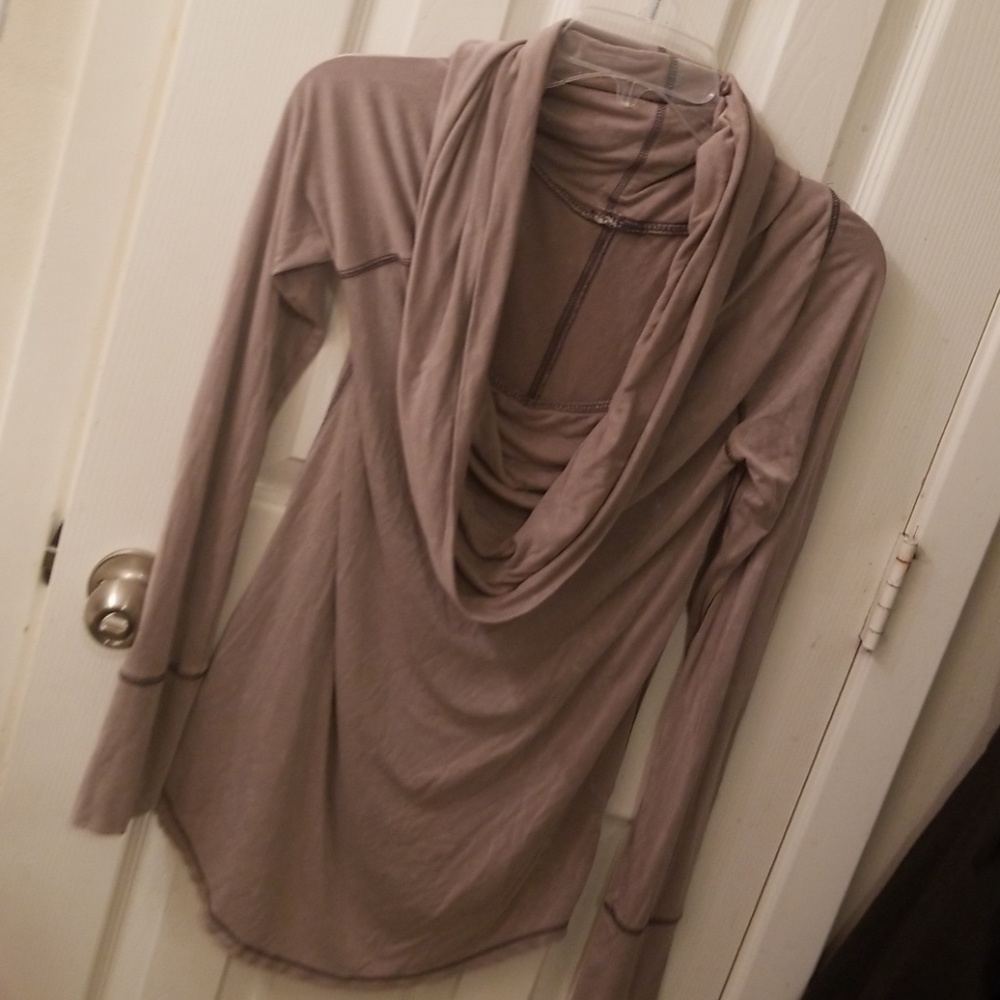 Free People cowl neck top